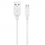 Jellico B15 Durable-Soft Universal USB-C do USB Data i Szybka Ładowarka 3.1A Kabel 1m Biały