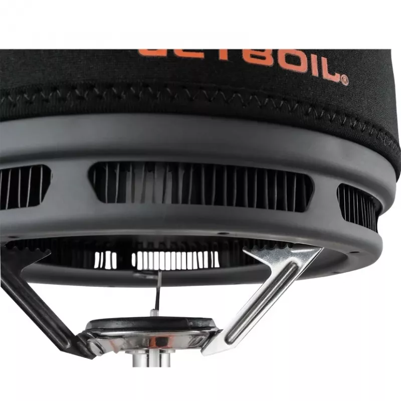 Garnuszek ceramiczny Jetboil 1,5 l - garnuszek kempingowy z FluxRing, twardo anodowanym aluminium, nieprzywierającą powłoką, składanymi uchwytami