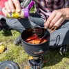 Garnuszek ceramiczny Jetboil 1,5 l - garnuszek kempingowy z FluxRing, twardo anodowanym aluminium, nieprzywierającą powłoką, składanymi uchwytami