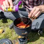 Garnuszek ceramiczny Jetboil 1,5 l - garnuszek kempingowy z FluxRing, twardo anodowanym aluminium, nieprzywierającą powłoką, składanymi uchwytami