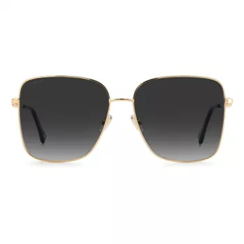 Okulary przeciwsłoneczne damskie JIMMY CHOO HESTER-S-2M2 - czarna oprawka, szare gradientowe szkła 59mm