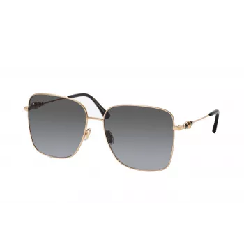 Okulary przeciwsłoneczne damskie JIMMY CHOO HESTER-S-2M2 - czarna oprawka, szare gradientowe szkła 59mm