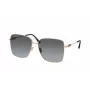 Okulary przeciwsłoneczne damskie JIMMY CHOO HESTER-S-2M2 - czarna oprawka, szare gradientowe szkła 59mm