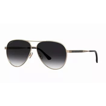JIMMY CHOO JIMENA-S-2M2 Damskie kwadratowe okulary przeciwsłoneczne z acetatu Havana Brown Gradient 60/12/145 mm