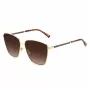 JIMMY CHOO LAVI-S-06JHA Damskie Okulary Przeciwsłoneczne Motylkowe Dark Havana Brązowy Gradient 60mm