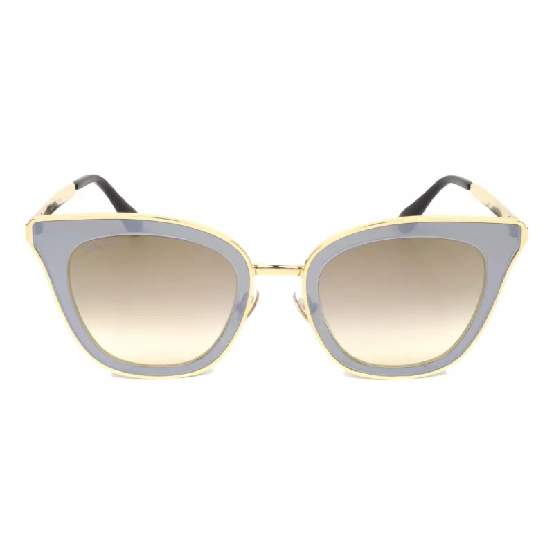 JIMMY CHOO LORYS492M2FQ Damskie okulary przeciwsłoneczne Cat Eye Havana Brązowy Gradient 49mm