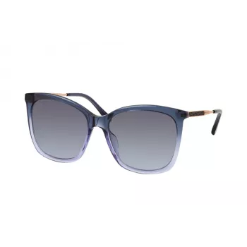 Okulary przeciwsłoneczne damskie JIMMY CHOO NEREA-G-S-JQ4 - czarna oprawka, szare szkła - 57/17/145 mm