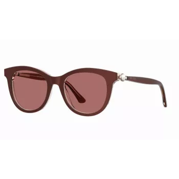 Okulary przeciwsłoneczne JIMMY CHOO Annabeth/S dla kobiet - czarna oprawka, szare gradientowe szkła - 51/19/145 mm
