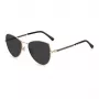 JIMMY CHOO CAROLS2M2IR Okulary przeciwsłoneczne damskie typu kocie oko - czarna oprawka acetatowa, szare soczewki gradientowe 56/18/140 mm