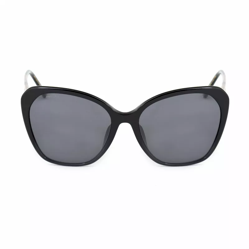 Okulary przeciwsłoneczne JIMMY CHOO damskie ELE-F-S-807 - oprawka acetatowa, soczewki poliwęglanowe, ochrona UV400, szerokość soczewki 56 mm