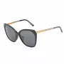 Okulary przeciwsłoneczne JIMMY CHOO damskie ELE-F-S-807 - oprawka acetatowa, soczewki poliwęglanowe, ochrona UV400, szerokość soczewki 56 mm