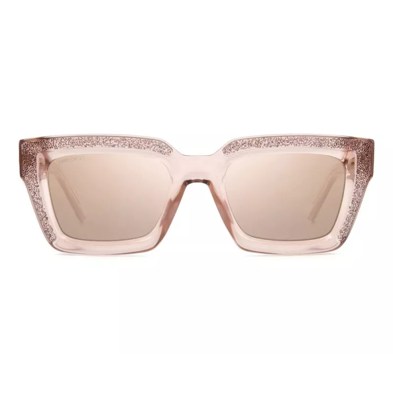 Okulary przeciwsłoneczne JIMMY CHOO Damskie MEGS-S-FWM2S Kocie Oko Havana Brązowy Gradient 51mm