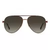 Okulary przeciwsłoneczne Jimmy Choo Olly/S J7D dla kobiet - Motylkowata, oversize'owa kwadratowa oprawka, 60/14/145 mm