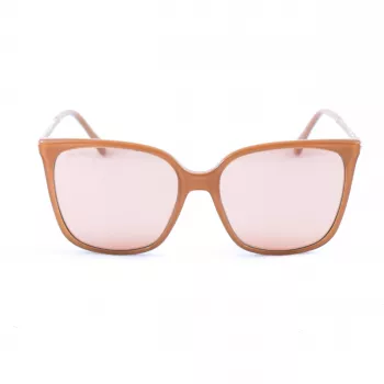 Okulary przeciwsłoneczne Jimmy Choo Scilla F/S WM2S dla kobiet - czarna oprawka z acetatu w kształcie motyla/kociego oka z szarymi gradientowymi soczewkami - 52/15/140 mm