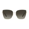 JIMMY CHOO VELLA-S-06J Okulary przeciwsłoneczne Cat Eye dla kobiet, Havana/Brązowy Gradient 59mm