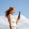 JISULIFE Handheld Fan 8 Brown - Przenośny, ładowany wentylator mini z funkcją power banku