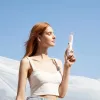 JISULIFE Wentylator ręczny Fan 8 Plus White – 5000mAh, USB-C, 46 godz. pracy na baterii, wyświetlacz LED, power bank