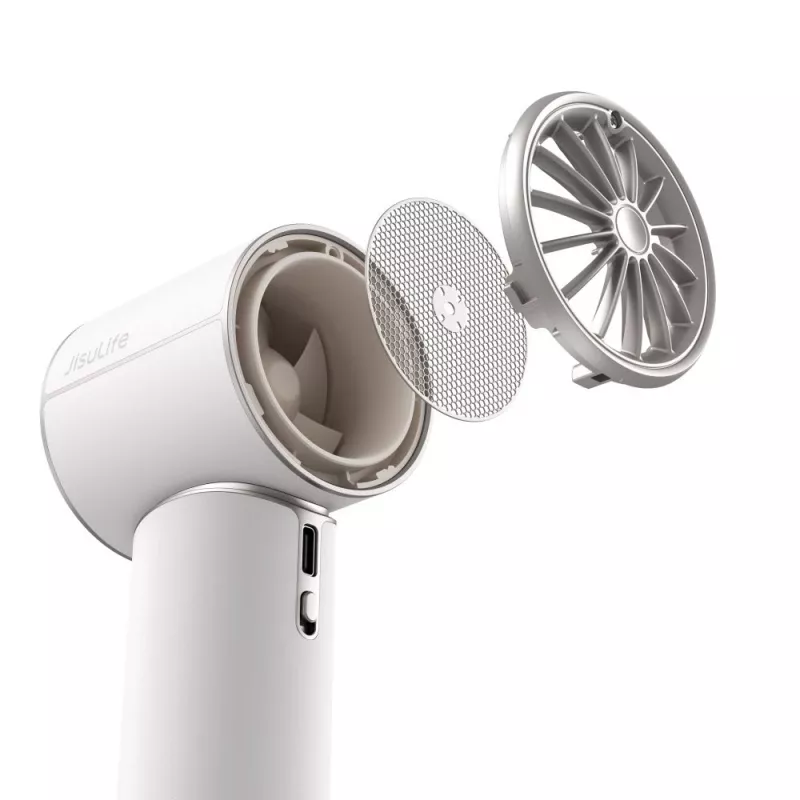 JISULIFE Handheld Fan Pro1 Mini 4250 mAh USB-C Portable Fan - Biały