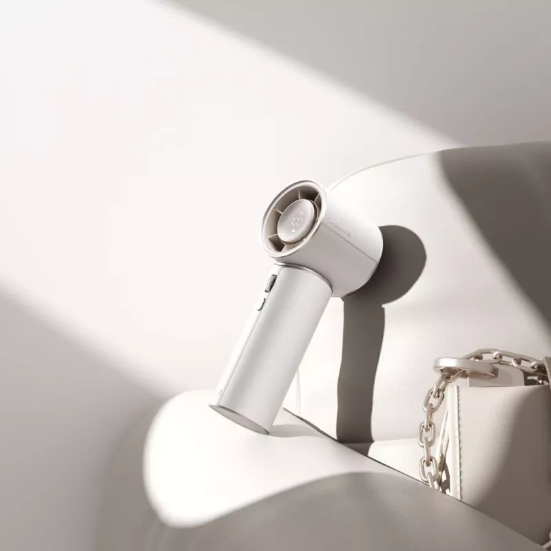 JISULIFE Handheld Fan Pro1 Mini 4250 mAh USB-C Portable Fan - Biały