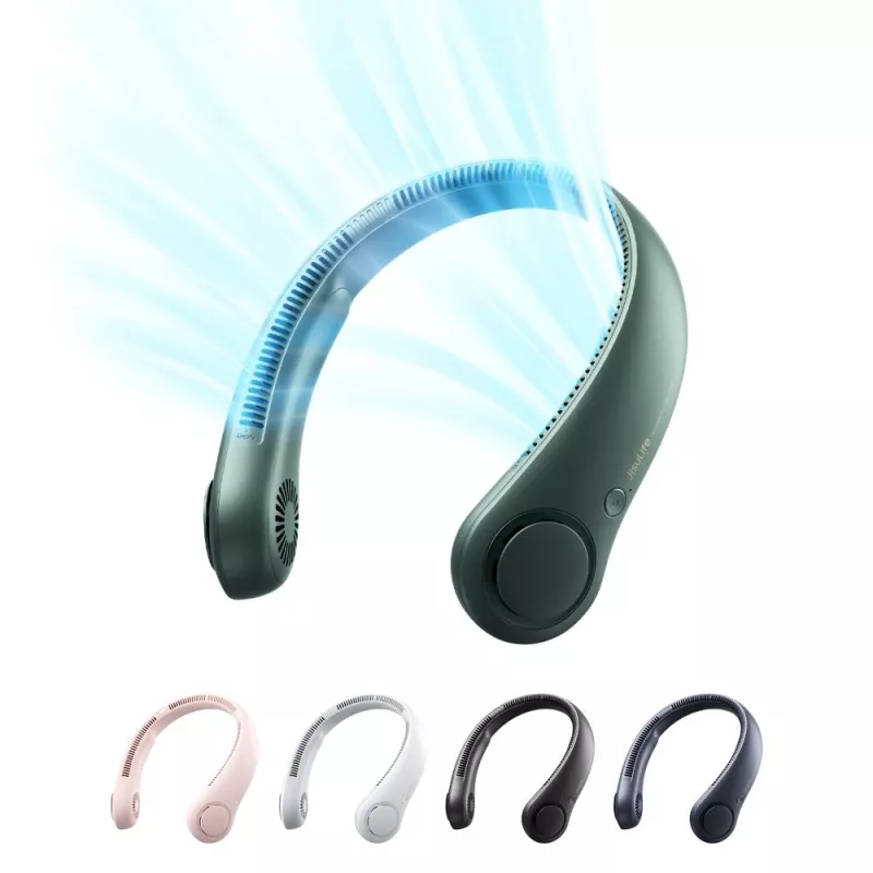 JISULIFE Neck Fan 3 Ciemna Zieleń