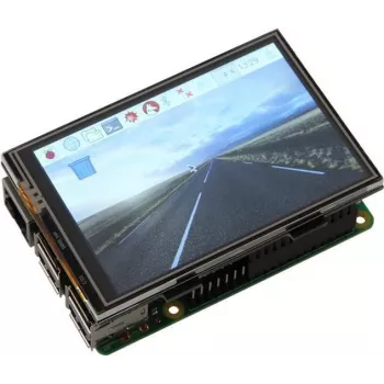 Joy-it 3,5 cala moduł wyświetlacza dotykowego TFT dla Raspberry Pi B+ / 2B / 3B / 3B+ / 4B - 480x320 SPI rezystancyjny ekran dotykowy