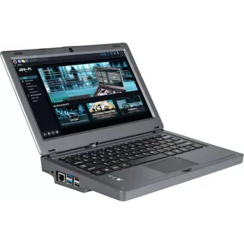 Joy-it JP-Notebook-Pi5 Raspberry Pi 5 Notebook Housing Kit z 7 inch ekranem dotykowym IPS, klawiaturą QWERTY, baterią 6000mAh, wentylatorem chłodzącym, etui do przechowywania i zasilaczem USB-C 45W - Czarny