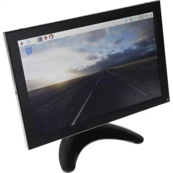 JOY-IT RB-LCD-10-2 10,1 inch wyświetlacz dotykowy pojemnościowy HDMI z obudową metalową - 1280x800, dotyk USB, dla Raspberry Pi, Arduino, Banana Pi, pcDuino, EV3, Pixy-cam