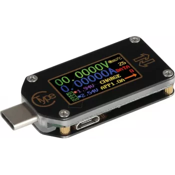 JOY-IT TC66C miernik mocy USB-C z kolorowym wyświetlaczem LCD i Bluetooth