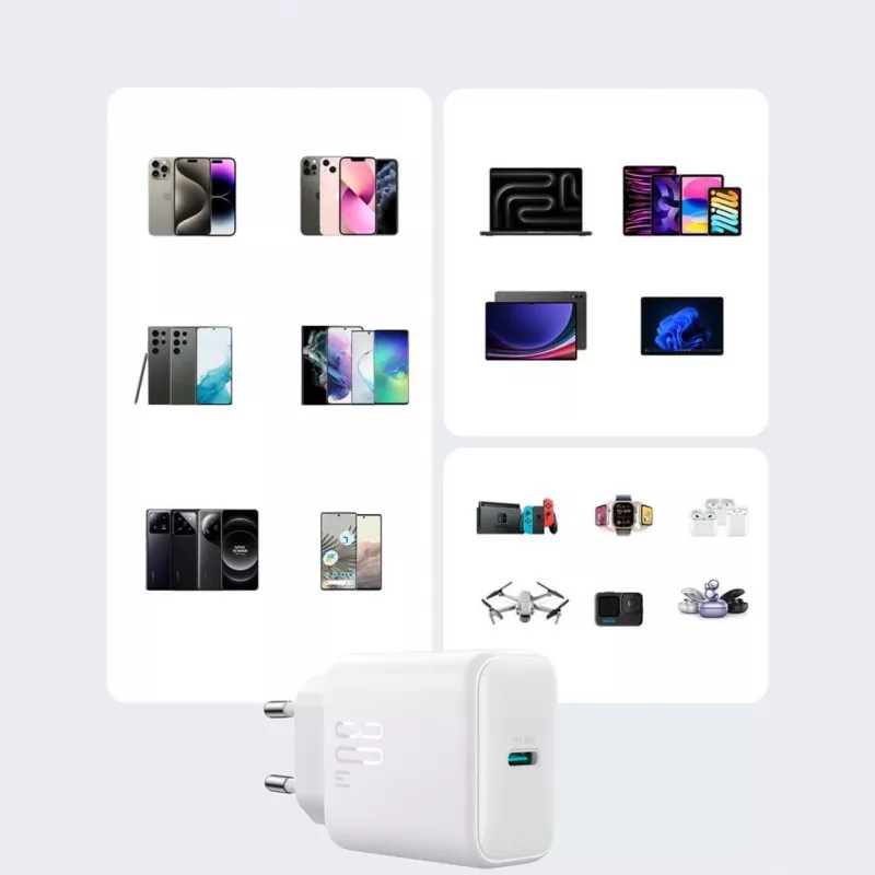 JOYROOM 10000mAh 22.5W USB-C Power Bank z wbudowanym kablem