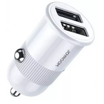 Joyroom 3.1A Dual Port Smart Car Charger White (C-A06 White)