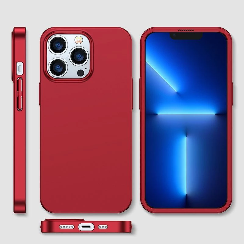Joyroom 360 Full Case Front i Back Cover do iPhone 13 Pro Max + Szkło Hartowane Screen Protector Czerwony (JR-BP928 Red)
