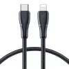 Przewód ładujący Joyroom A10 Series USB-C na Lightning, szybkie ładowanie PD 20W, 0,25 m, czarny (S-CL020A11)