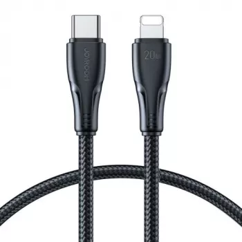 Przewód ładujący Joyroom A10 Series USB-C na Lightning, szybkie ładowanie PD 20W, 0,25 m, czarny (S-CL020A11)