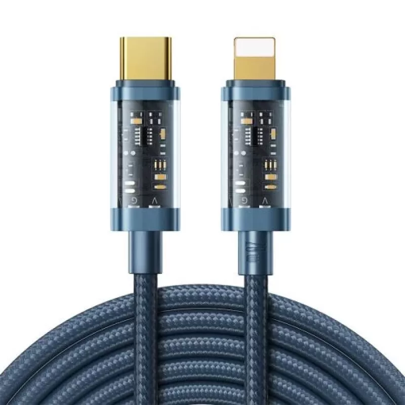 Joyroom A10 Series USB-C do Lightning Szybki Kabel Ładujący PD 20W, 2m, Niebieski (S-CL020A20)