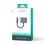 Joyroom Adapter DAC 2-in-1 Lightning do Lightning/Lightning, 60W, 0,12m, Czarny (JR-SY-L02)