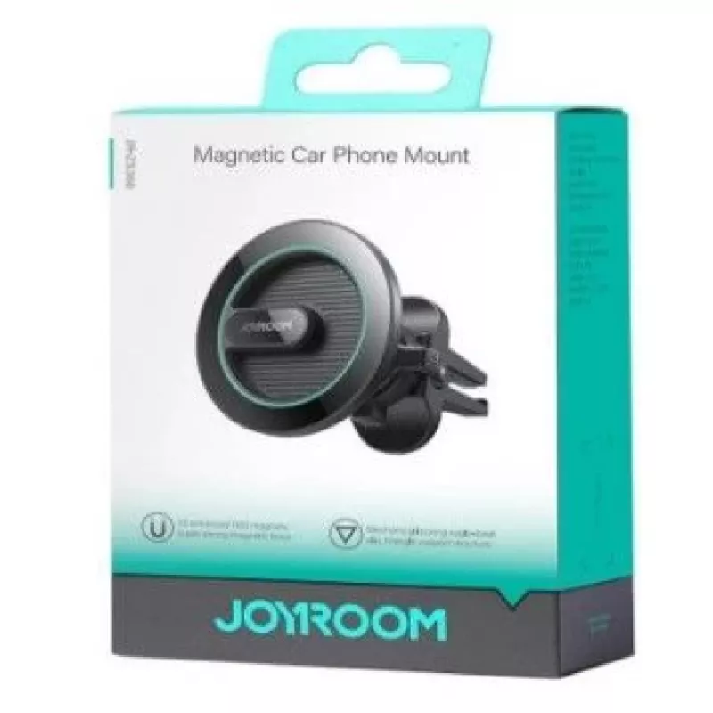 Joyroom Magnetyczny Uchwyt Samochodowy do Telefonu na Nawiew Czarny