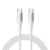 JOYROOM Flash Series Kabel USB-C na USB-C A28, 60W, 480 Mbps, 2m, Biały (S-A28-CCW2)