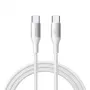 JOYROOM Flash Series Kabel USB-C na USB-C A28, 60W, 480 Mbps, 2m, Biały (S-A28-CCW2)