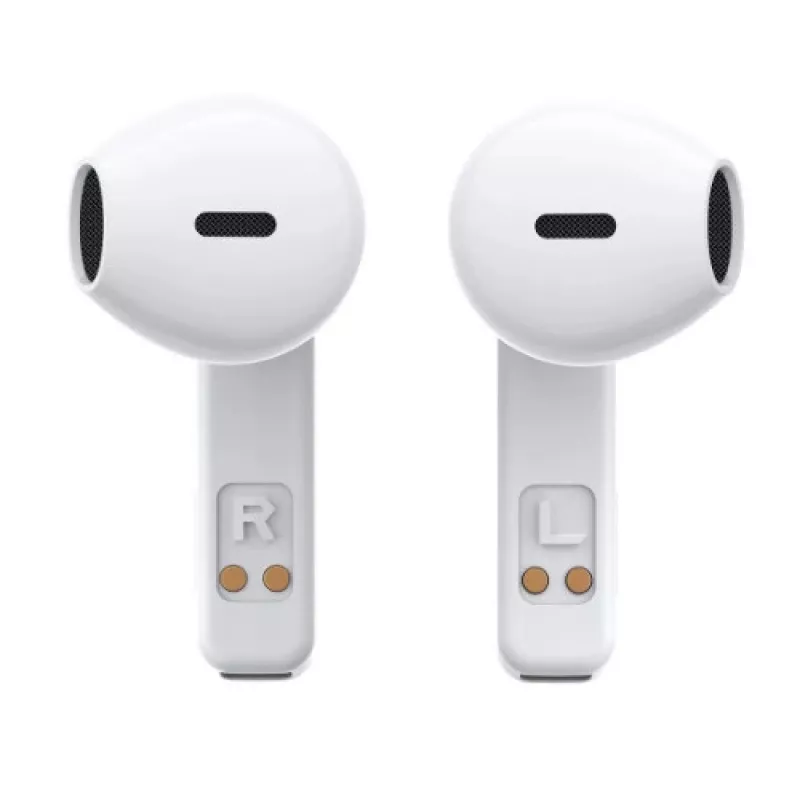 Joyroom IceLens Series True Wireless Earbuds z diodami LED, Bluetooth 5.3, Biały (JR-TC1-WHT)