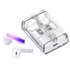 Joyroom IceLens Series True Wireless Earbuds z diodami LED, Bluetooth 5.3, Biały (JR-TC1-WHT)