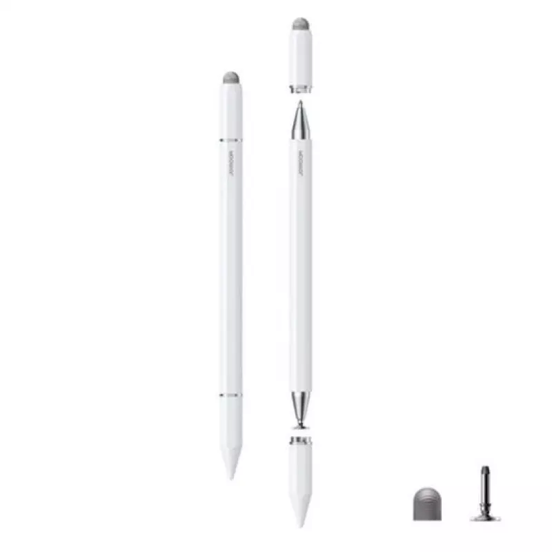 JOYROOM JR-BP561 3-w-1 pasywny magnetyczny rysik pojemnościowy z długopisem, biały