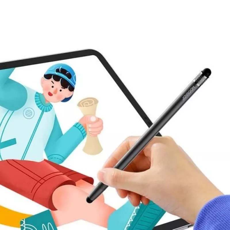 JOYROOM JR-DR01 Aktywny Pojemnościowy Rysik do Ekranów Dotykowych, Czarny (JR-DR01-BLK-2)