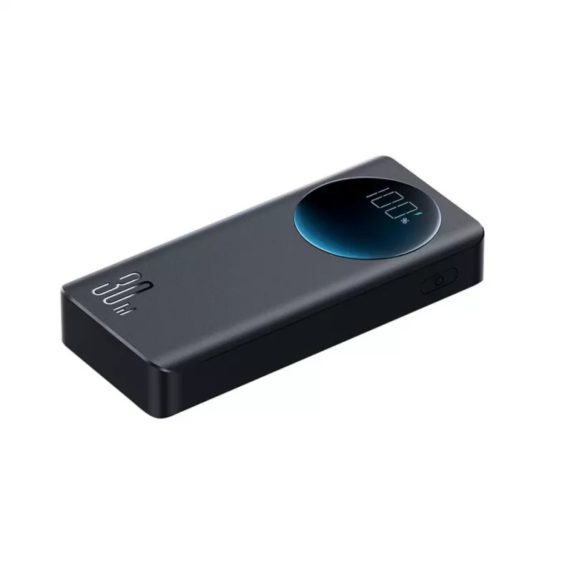 Joyroom JR-PBF02 Power Bank 20000mAh 30W PD QC Czarny z kablem USB-A na USB-C 0,25m