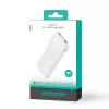 Joyroom JR-PBF12 Power Bank 10000mAh 2.4A Dual USB-A USB-C Biały