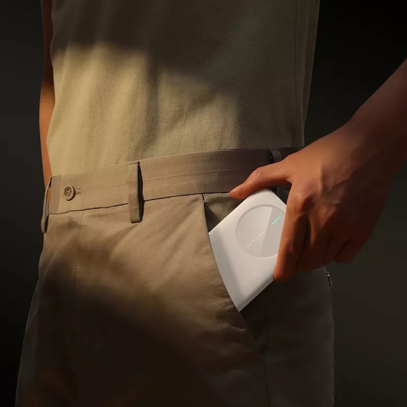 Joyroom JR-PBF12 Power Bank 10000mAh 2.4A Dual USB-A USB-C Biały