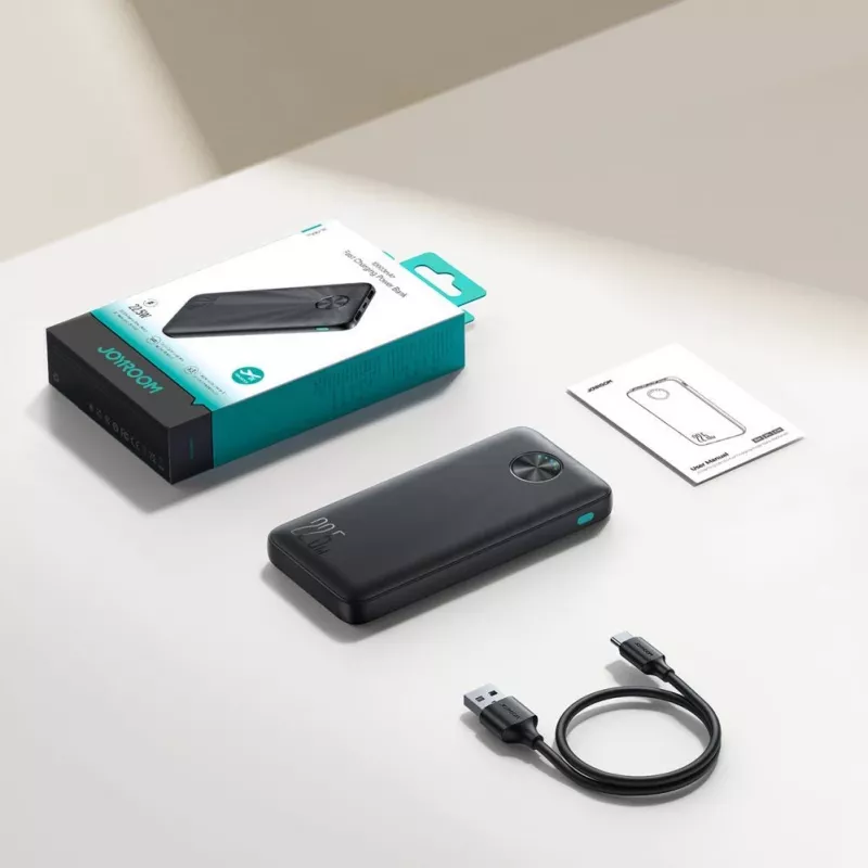Joyroom JR-PBF15 Power Bank 10000mAh USB-C USB-A 22.5W Czarny