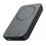 Joyroom JR-W020 20W Mini Magnetyczny Bezprzewodowy Power Bank 10000mAh Czarny z kablem USB na Type-C 0,25m