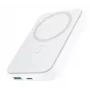 Joyroom JR-W020 20W Mini Magnetyczna Bezprzewodowa Power Bank 10000mAh Biały z kablem USB na Type-C 0,25m