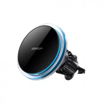 JOYROOM JR-ZS291 Uchwyt samochodowy do telefonu z ładowarką bezprzewodową 15W Qi, kompatybilny z MagSafe, montaż na nawiew, czarny