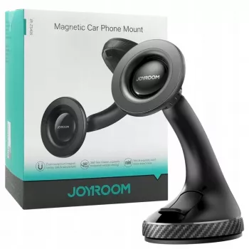 JOYROOM JR-ZS406-BLK Magnetyczny uchwyt samochodowy na szybę, obrót 360°, czarny